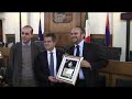 La Tonazzo ricevuta dal sindaco di Padova