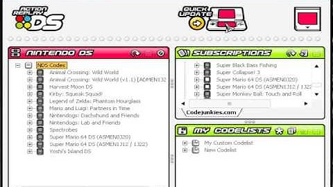 How to use Action Replay DS