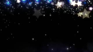 Stars Falling Downwards With Black Background | Stars With Black Background | Falling Stars Overlay