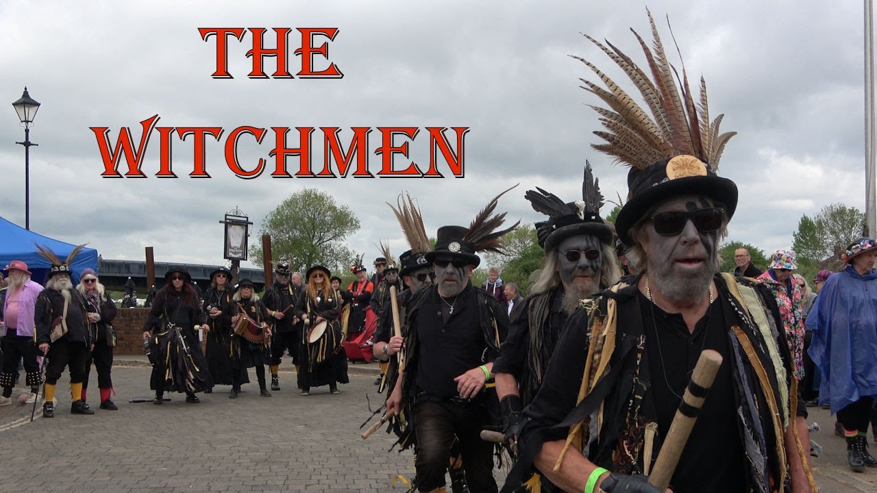 The Witchmen dance "Ol' Bones" at Upton upon Severn Folk Festival 2025