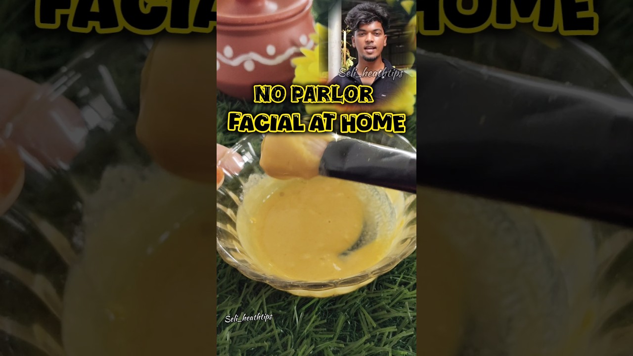No Parlor Facial at Home | Simple Natural Facial for Glowing Skin✨❤️ 