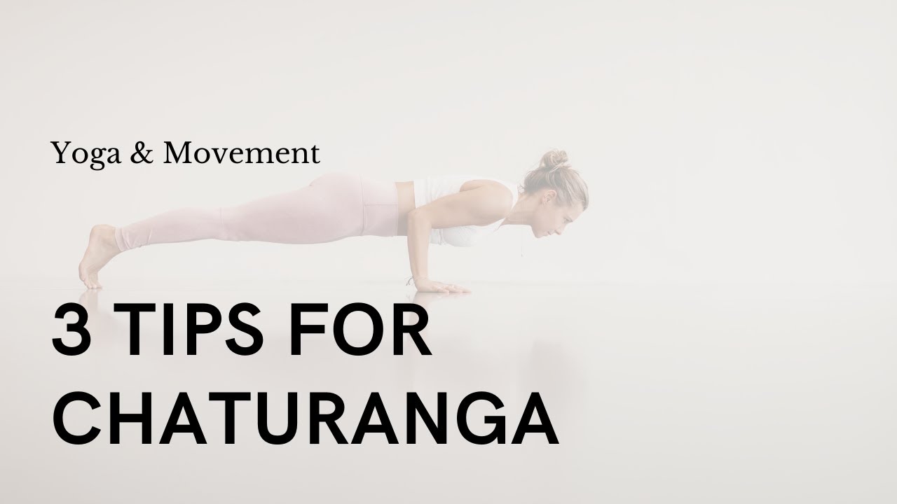 Practice Chaturanga Correctly With These 5 Tips