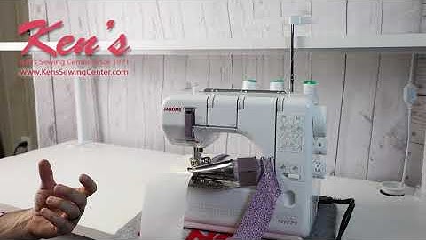 How to use a Binder on a Coverstitch Serger Machine by Ken
