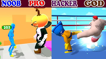 NOOB vs GOD in Mutation Rush vs Monster Run 3D Game New MAX LEVEL Update Walkthrough - PikaName