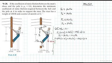 8–28 Friction (Chapter 8: Hibbeler Statics) Benam Academy