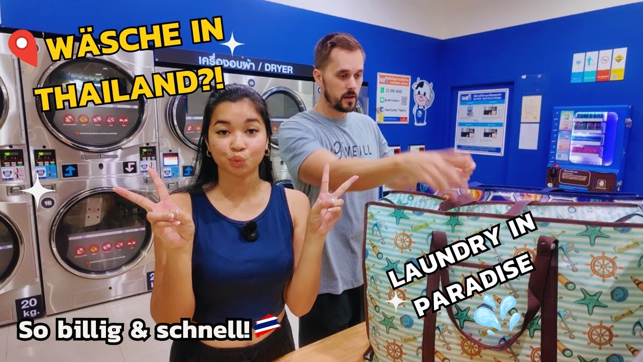 💦 Wäsche waschen in Thailand – Kosten, Dauer & Tipps „So einfach 😱“