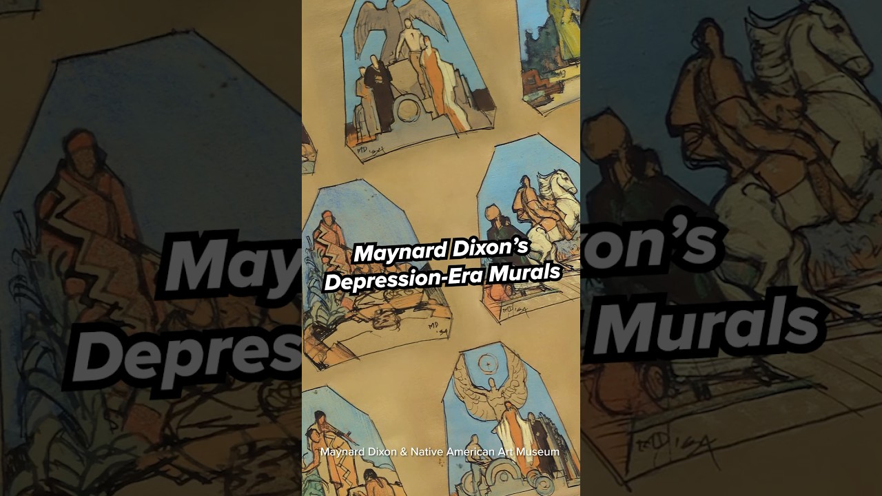 Maynard Dixon’s Depression-Era Mural Studies