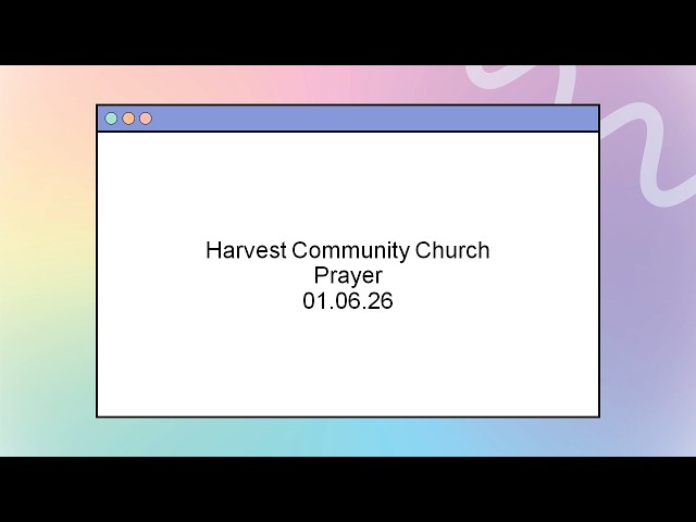 HCC Prayer Session June 1st