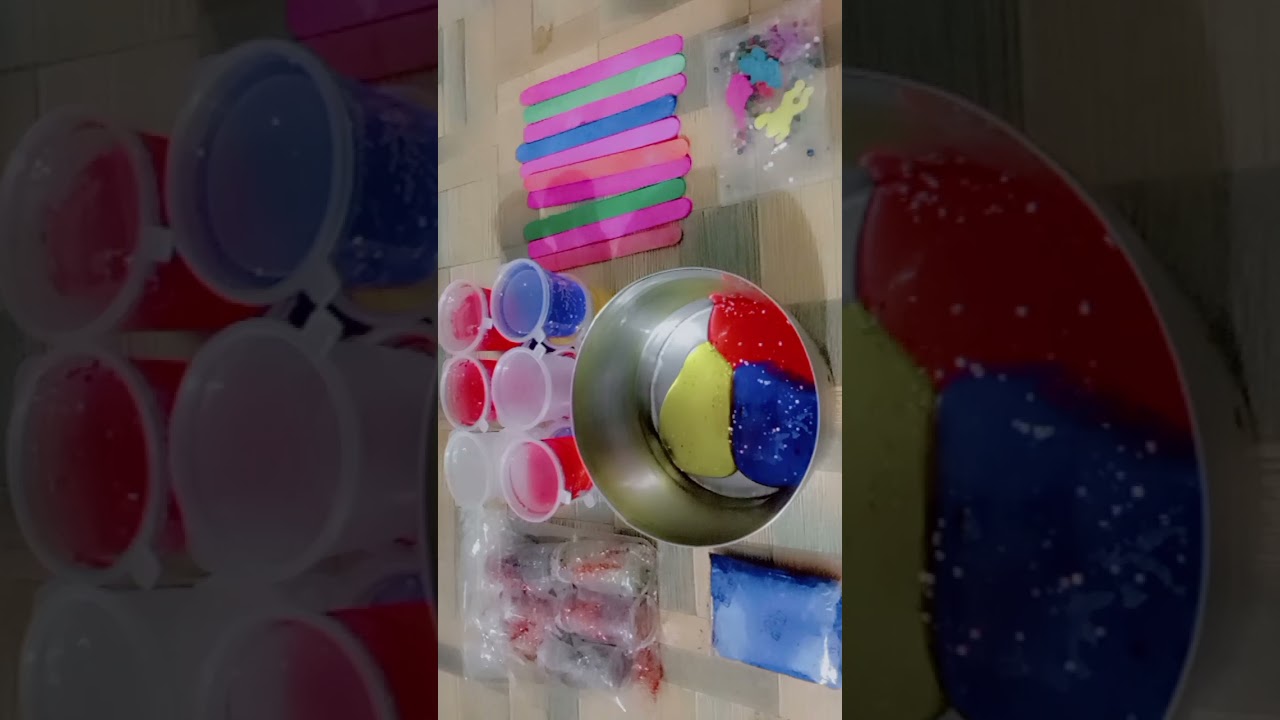 ASMR slime diy party 1 | 