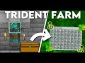 Trident farm making in Minecraft bedrock MCPE 1.20 #short #minecraft #trident #farm #XP #rottenflesh