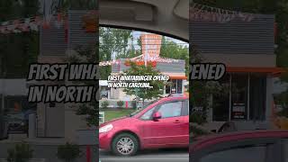 First Whataburger opened in North Carolina...