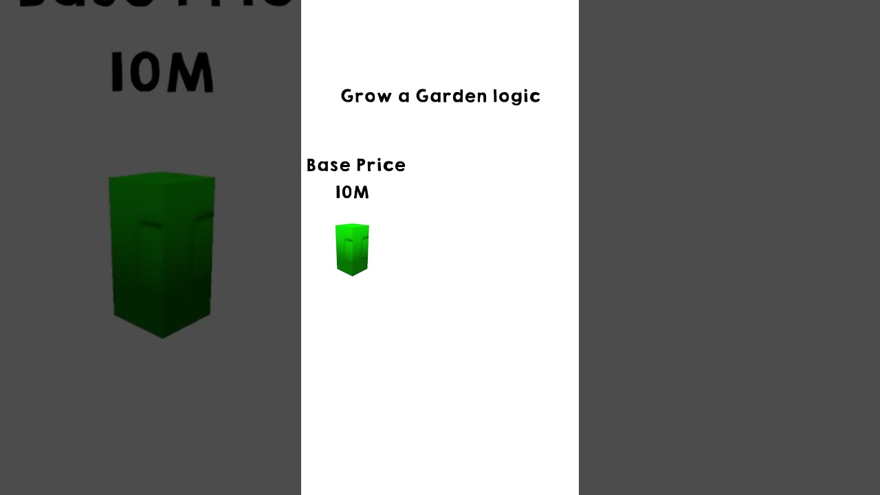 Grow A Garden Logic #shorts #roblox #growagarden #fyp #memes