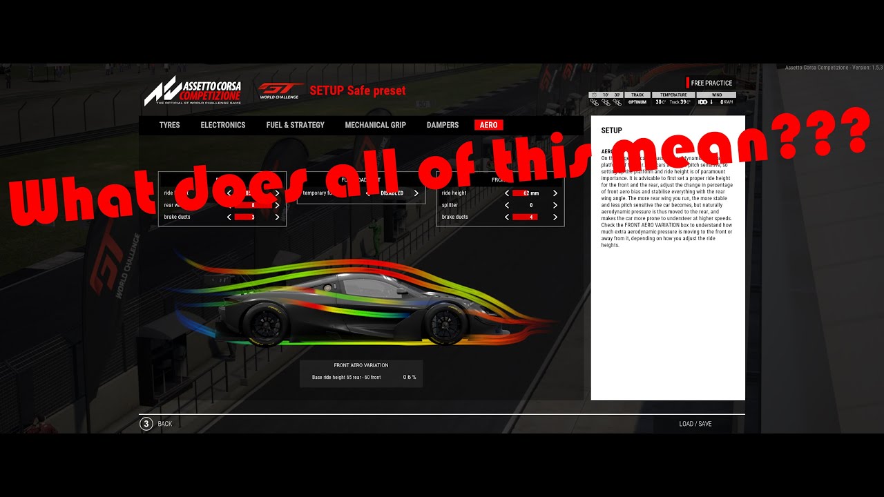 assetto corsa competizione setup