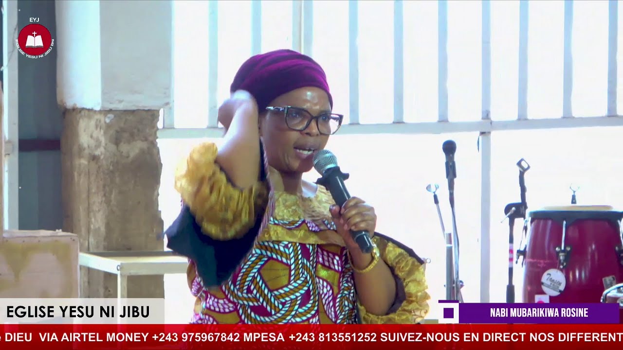 THEME: MUNGU AKULIPISHIYE KISASI KWA MAADUWI WAKO ,MWALIMU NABII MUBARIKIWA ROSINE DIMANCHE LE 15