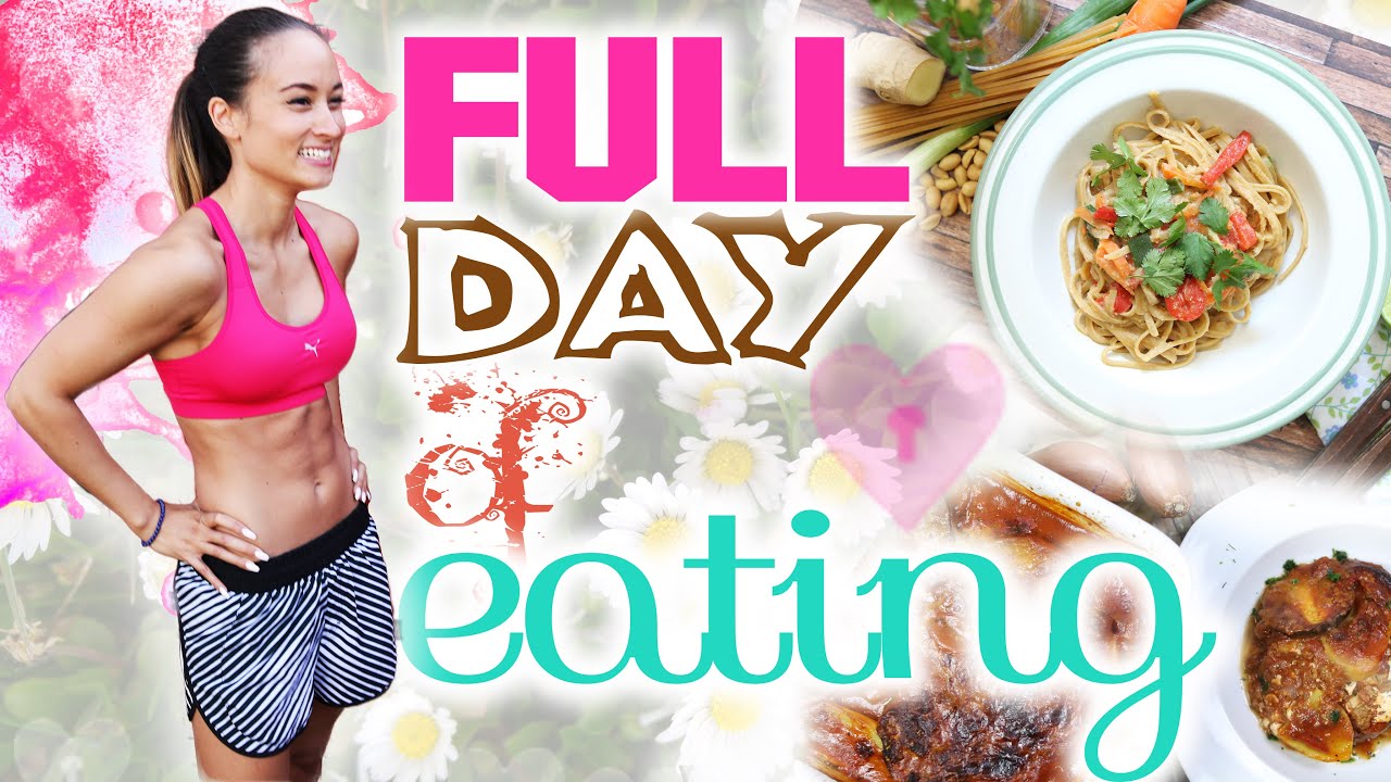 Full day of eating - mit Kalorienangabe - einfache gesunde Ernährung - vegetarisches Food Diary