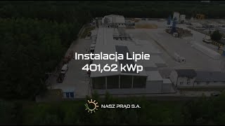 401,62 kWp! - instalacja Nasz Prąd S.A. dla firmy Solbet Kolbuszowa Zakład Lipie