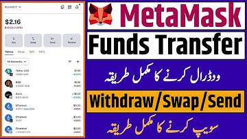 MetaMask Withdrawal Funds Transfer To Other Wallet 😲| MetaMask Se Withdrawal Kaise Kare Swap Method✅