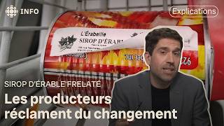 Sirop d'érable frelaté : le MAPAQ incapable de détecter la fraude