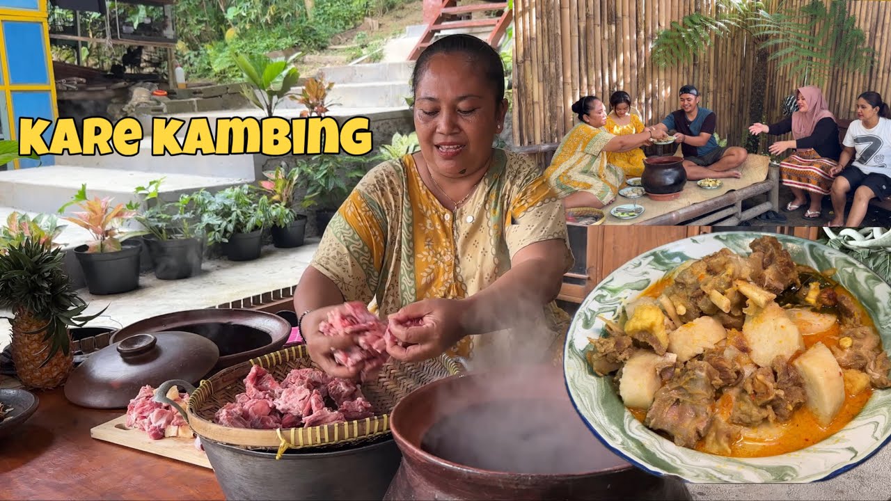 KEBUNE BANUNG WES ANYAR || MASAK KARE KAMBING BOCAH BOCAH SENENG KABEH
