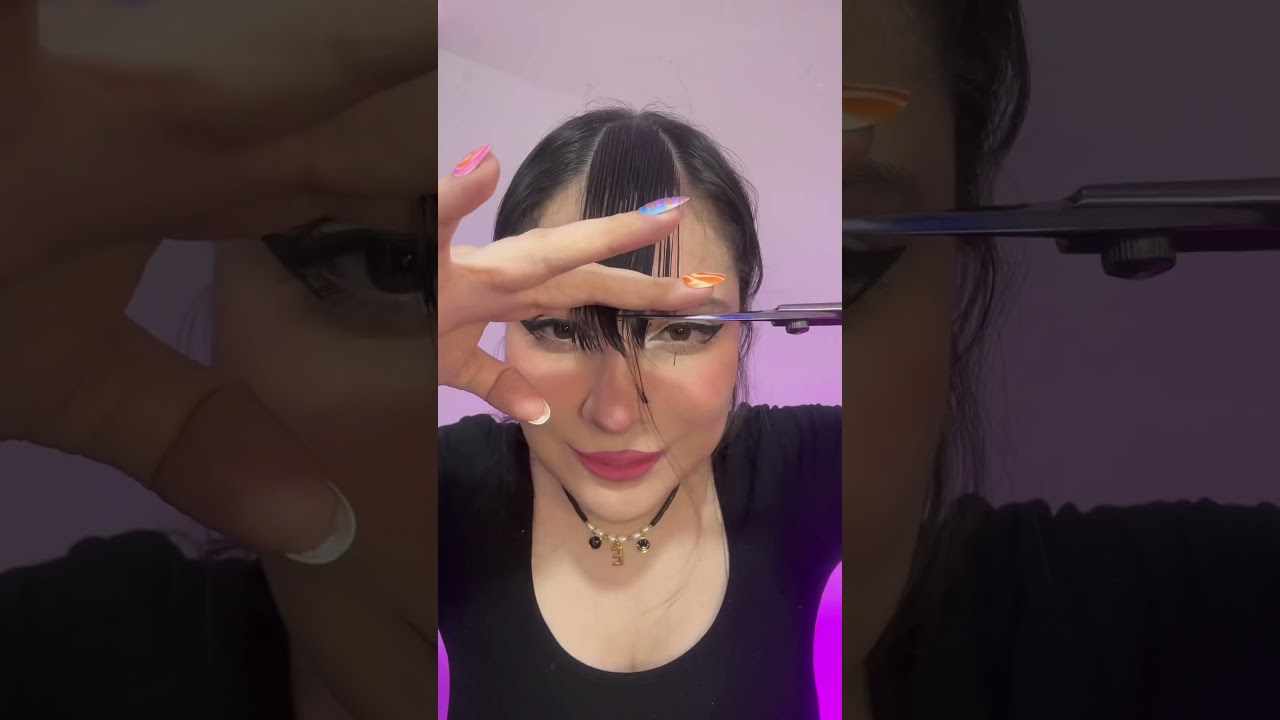 Así me corto el fleco 