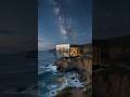 Buildinga Luxury Mirrored Pavilion on the Cliffside✨#Architecture#LuxuryDesign #BeachHouse#Timelapse