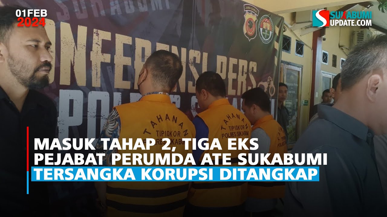 Masuk Tahap 2, Tiga Eks Pejabat Perumda ATE Sukabumi Tersangka Korupsi Ditangkap