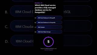 Which IBM Cloud service provides a fully managed database service for PostgreSQL