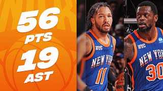 Jalen Brunson (38 PTS) & Julius Randle (18 PTS) Combine for 56 PTS In Knicks W! 🔥| January 20, 2024