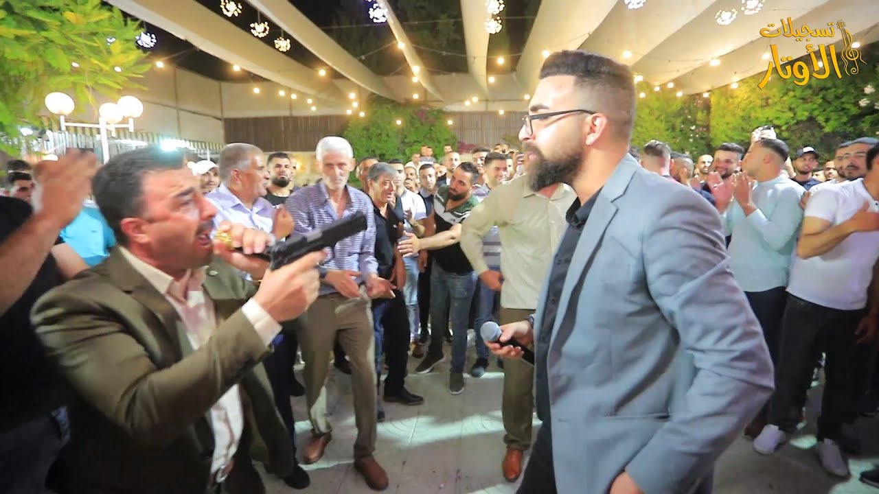 محاورة💥 وتهديد بالسلاح 🔥 بين الفنانين صالح رباع وعزو ريان سهرة نصر شطاوي - نابلس 2021