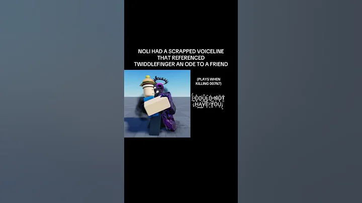 Noli voice line killing 007n7 #roblox #forsaken