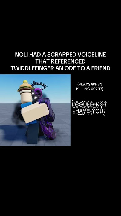 Noli voice line killing 007n7 #roblox #forsaken