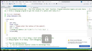 Write a C++ program to get the volume of a sphere with radius 8