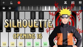 Naruto Shippuden Opening 16 - Silhouette • Perfect Piano App screenshot 2