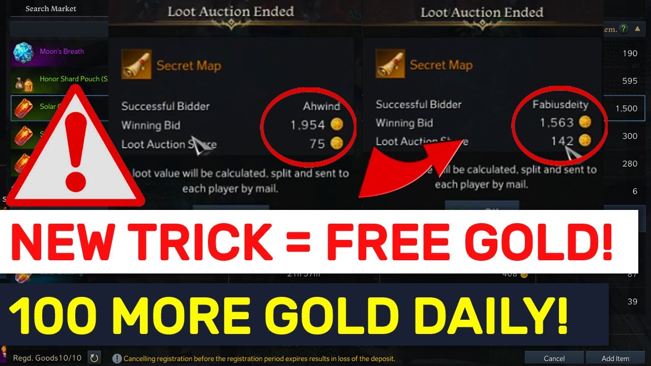 NEW CHAOS GATE TRICK = 100+ EXTRA GOLD DAILY!! | Lost Ark - YouTube