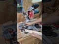 Verbesserung an der Kapp- und Zugsäge #shorts #woodworking #wood #diy #asmr #holzwerken #tools