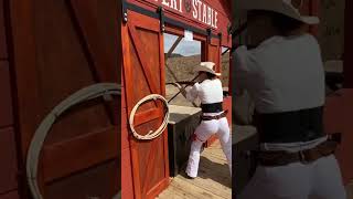 Cowgirl Action Shooting 5 -Cowgirl Gunfighter #girlswholift#girlswithguns #selfdefense#cowgirls#guns