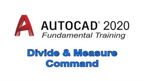 AutoCAD 2020 | Fundamental Training | Divide Command | Measure Command | Tagalog