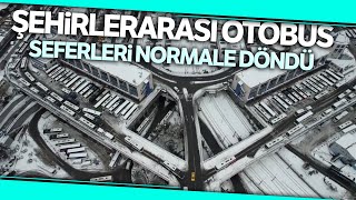 Esenler Otogarında Yeniden Başlayan Seferler Drone Ile Görüntülendi