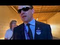 Trainer Aiden O'Brien after winning the 2022 Breeders' Cup Juvenile Turf with Victoria Road