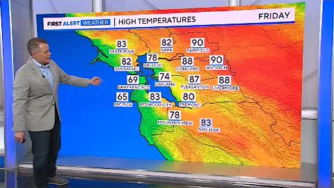 First Alert Weather Thursday night forecast 9-7-23