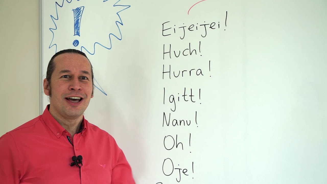 Almanca B2 Orta İleri Seviye Ders - 28 " Interjektionen ! " Almanca'da ve Alman Kültüründe Nidalar