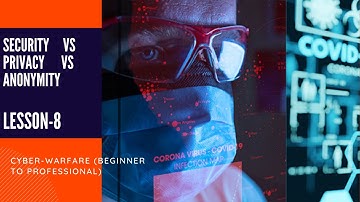 Security VS Privacy VS Anonymity - HACKERS EXPOSED CYBER-WARFARE (BEGINNER TO PROFESSIONAL)