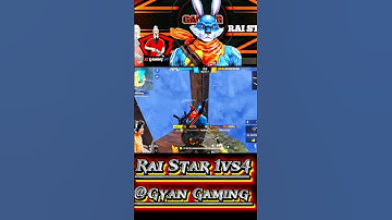 Rai Star 1vs4 Hacker #raistar india fast 🎮 Player #gyangaming ‎⁨@GyanGaming⁩  #2zgamingff #shorts