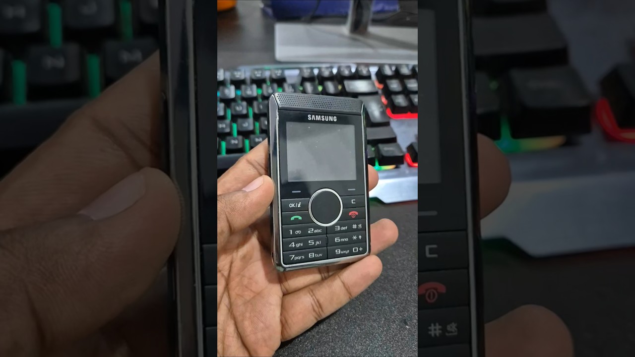 Samsung P310 😍 Atm card size Mobile Phone!! Vintage Indian Mobile Phone Museum