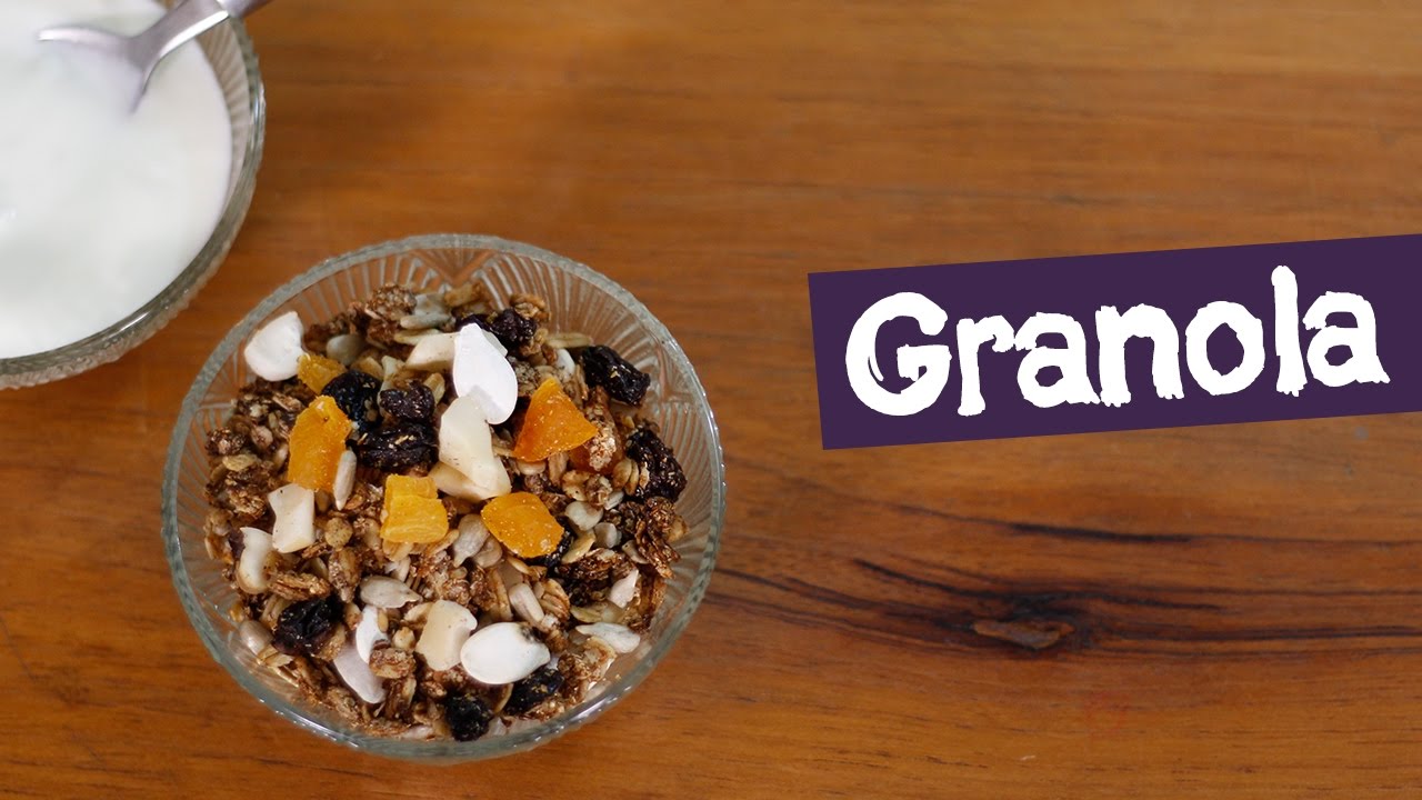 Como fazer Granola A Cozinha do Gibra YouTube