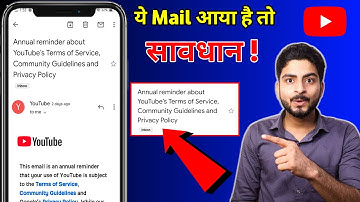 Annual reminder about youtube’s terms of service community guidelines and privacy policy | Kya hai ?