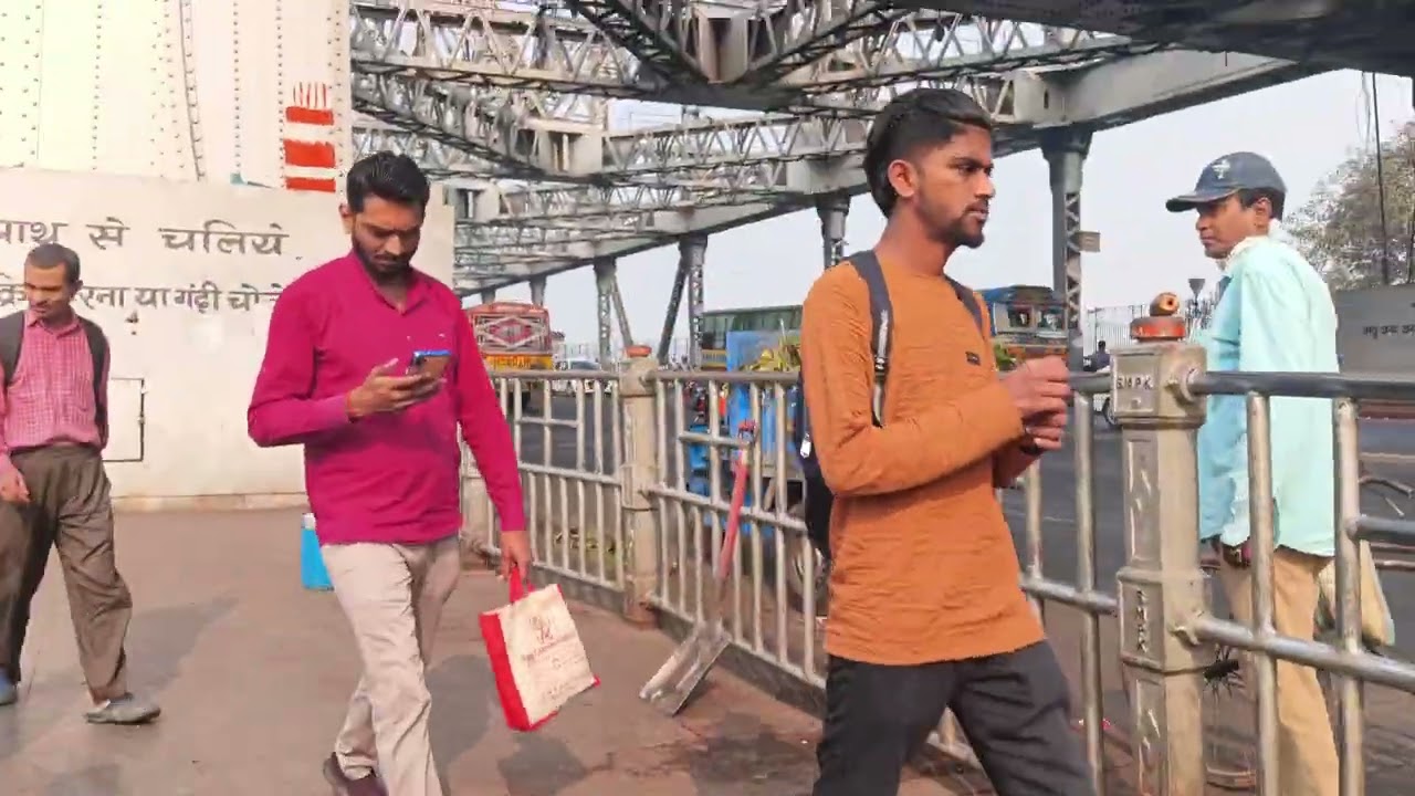 Howrah bridge kolkata bazar 2026 west bengal treding video 
