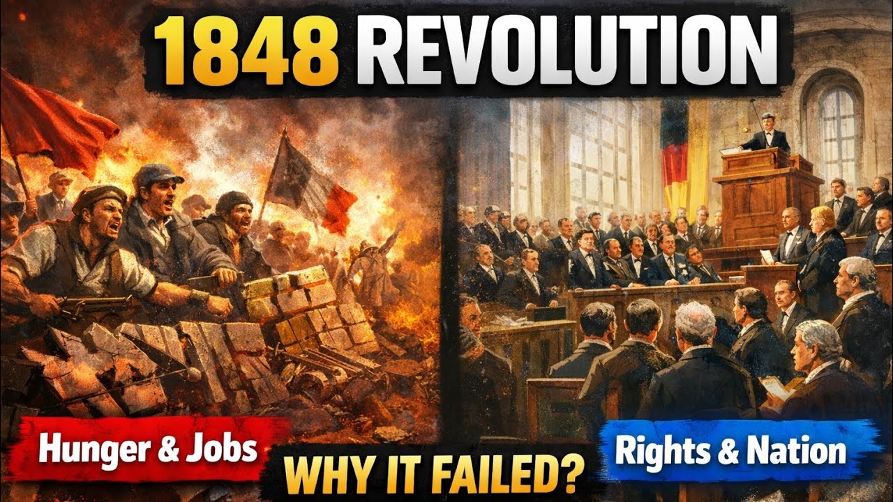 Революция либералов (1848): объяснение. История, 10 класс, CBSE.