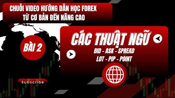 📊 BÀI 2: CÁC THUẬT NGỮ TRONG FOREX | BID-ASK-SPREAD | LOT-PIP-POINT