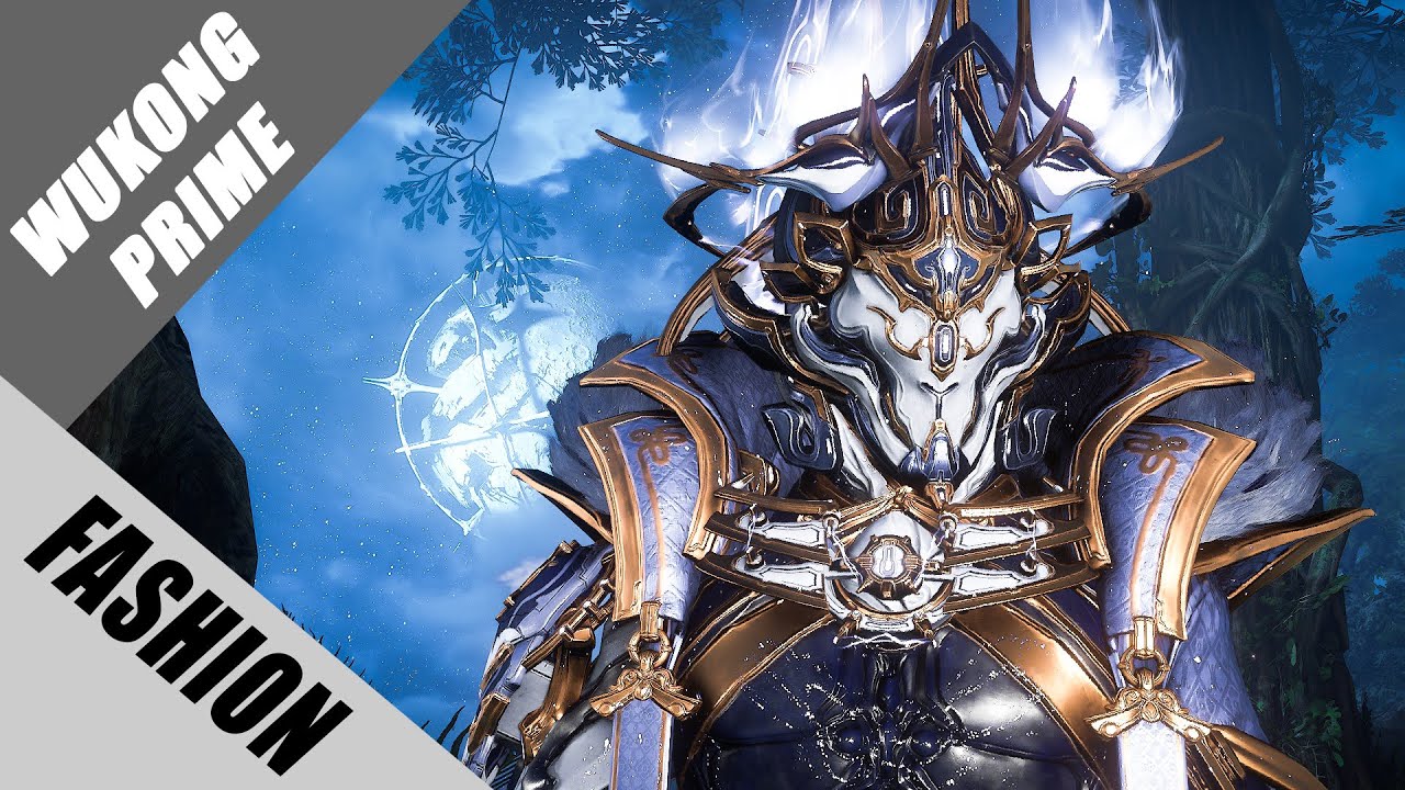 Warframe | Fashion Frame | Wukong Prime : Lunar Royalist